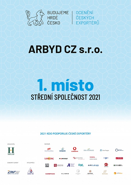 ARBYD CZ s.r.o._1.místo Střední společnost